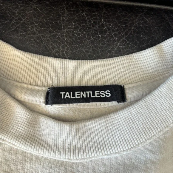 Talentless Men’s Crewneck Sweatshirt (Bone)